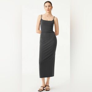 Size XL Open Back OGL Maxi Dress Color Shadow Black